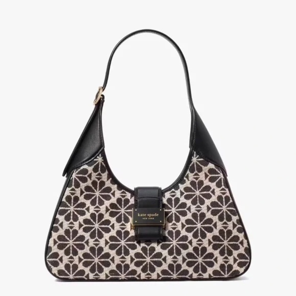 NWT Kate Spade Spade Flower Jacquard Nouveau Small Shoulder Bag